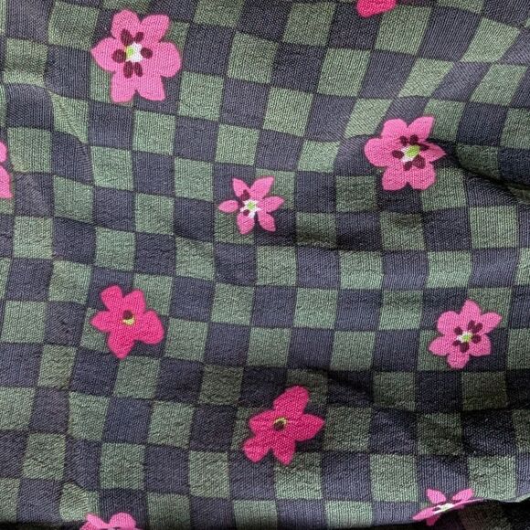 Nobody's Child LONDON Checkerboard Floral Midi Dress US6 EU38 - Picture 5 of 13